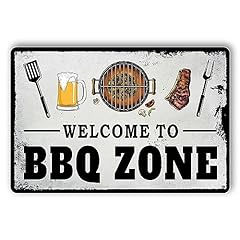 Bbq Zone Metal Tin Signs
