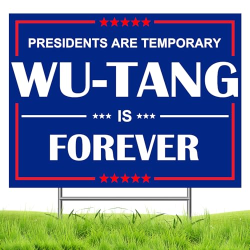 DP BOUTIQUE Forever Sign Presidents are Temporary Yard Sign with Metal Stake Double Sided for Patio Lawn Garden and Club 18x24 1 Pack