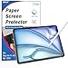 Ab zum günstig Kaufen-XIRON [2 Stück] Papier Folie für iPad Air 11 Zoll 2024 M2 (Air 6), Schutzfolie Matte PET Displayschutz zum Schreiben/Zeichnen, Blendfreiem/Anti Fingerabdruck, Kratzfest, Hüllenfreundlich