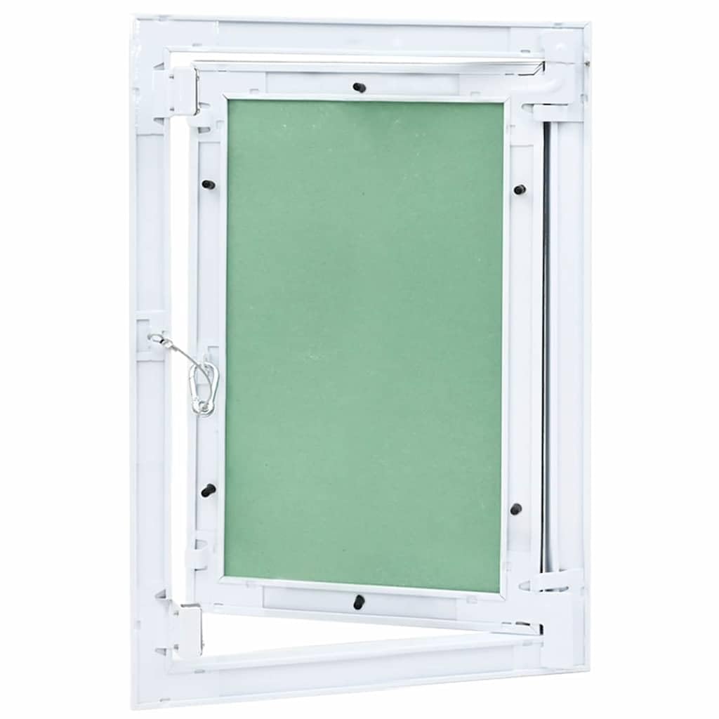 Genérico Panel de Acceso Verde y Plata 35 x 45 cm Aluminio y Pladur,Bricolaje,Materiales de construcción,Trampas,Verde,4018458