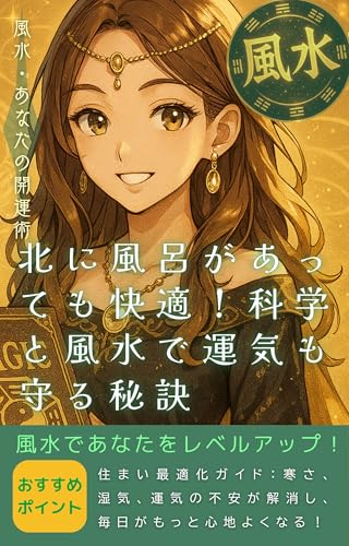 北に風呂があっても快適!科学と風水で運気も守る秘訣: 住まい最適化ガイド:寒さ、湿気、運気の不安が解消し、毎日がもっと心地よくなる! 風水・ビジネス開運術シリーズ (開運プレス)