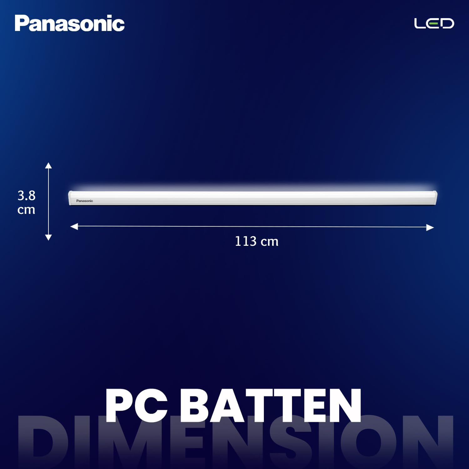Panasonic 40W LED Batten - Energy Efficient & Durable -2