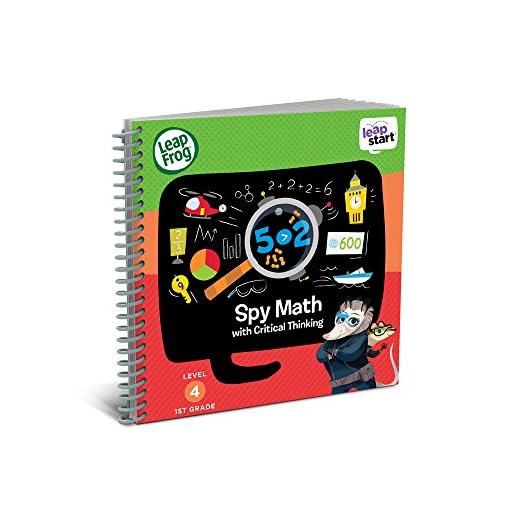 LeapFrog LeapStart 1st Grade Activity Book: Spy Math & Critical Thinking