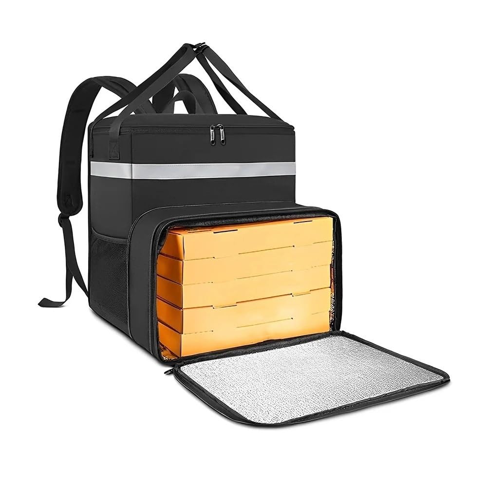 LATEAU Bolsa Termica Pizza Mochila térmica de 56L, Impermeable, Gruesa, Bolsa térmica for Alimentos, Caja de refrigerador, Mochila for Mantener la Comida Fresca