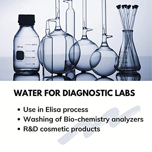 اكوا مياه مقطرة/منزوعة المعادن سعة 5 لتر - للكي، حوض السمك، المرطب، النباتات، الطبية، معالجة مياه حوض السمك - 1.5 كجم