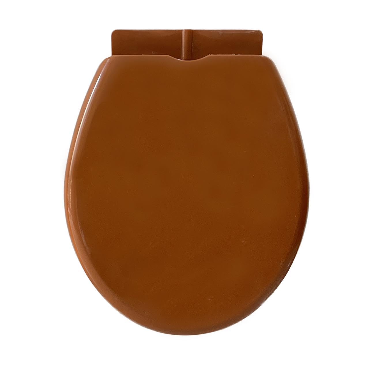 MESTRO Oval shaped With Round Edges Europen Toliet Seat Cover & Noise Proof For White Commode Seat Cover Rounded Toilet Seat (BROWN) (B0CTT5WKTL) Amazon Price History, Amazon Price Tracker