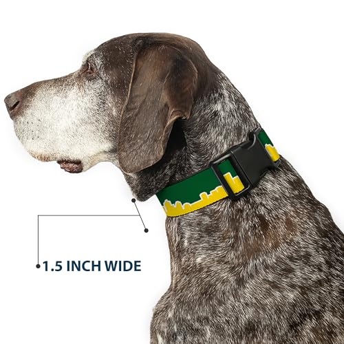 Collar Seattle Skyline Buckle Down ajustable de 6 a 9 pulgadas clip de plástico 8