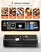 UPRUBE Vacuum Sealer with Easy Tear Cutter, 95kPa Food Saver Vacuum Sealer Machine for Food, 135W Fast Sealing, 9-in-1 Food Vacuum Sealer Machine with 10 ft Bag Roll for Meal Prep & Sous Vide
