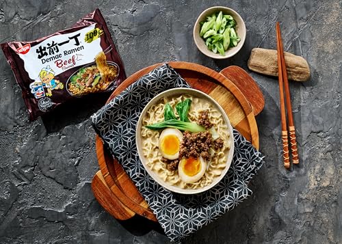 Nissin Demae Ramen – Rind, 10er Pack, Instant-Nudeln japanischer Art, mit Rindfleisch-Geschmack & asiatischen Gewürzen, schnell & einfach zubereitet, asiatisches Essen (10 x 100 g) – Bild 3