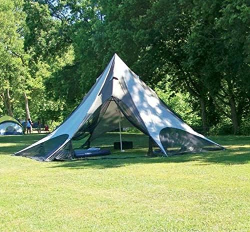 Mosquito Netting Yard Lawn Beach Camping Gazebo Marquee Patio Star Stretch Tent (Size: 15x12ft.)