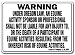 OREGON Equine Sign activity liability warning statute horse farm barn stable
