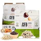 The GFB Fruit, Nuts and Seeds Protein Oatmeal Cups - Unique Pop-Up Bowl - Gluten Free, Plant Based, Non GMO, Sustainably Made - Ridiculously Tasty, Healthy, Vegan Protein Instant Oatmeal, 2 oz (6 Count)