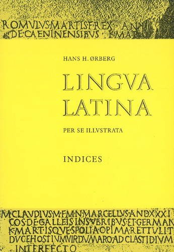 Lingva Latina Per Se Illvstrata: Indices 8772891459 Book Cover