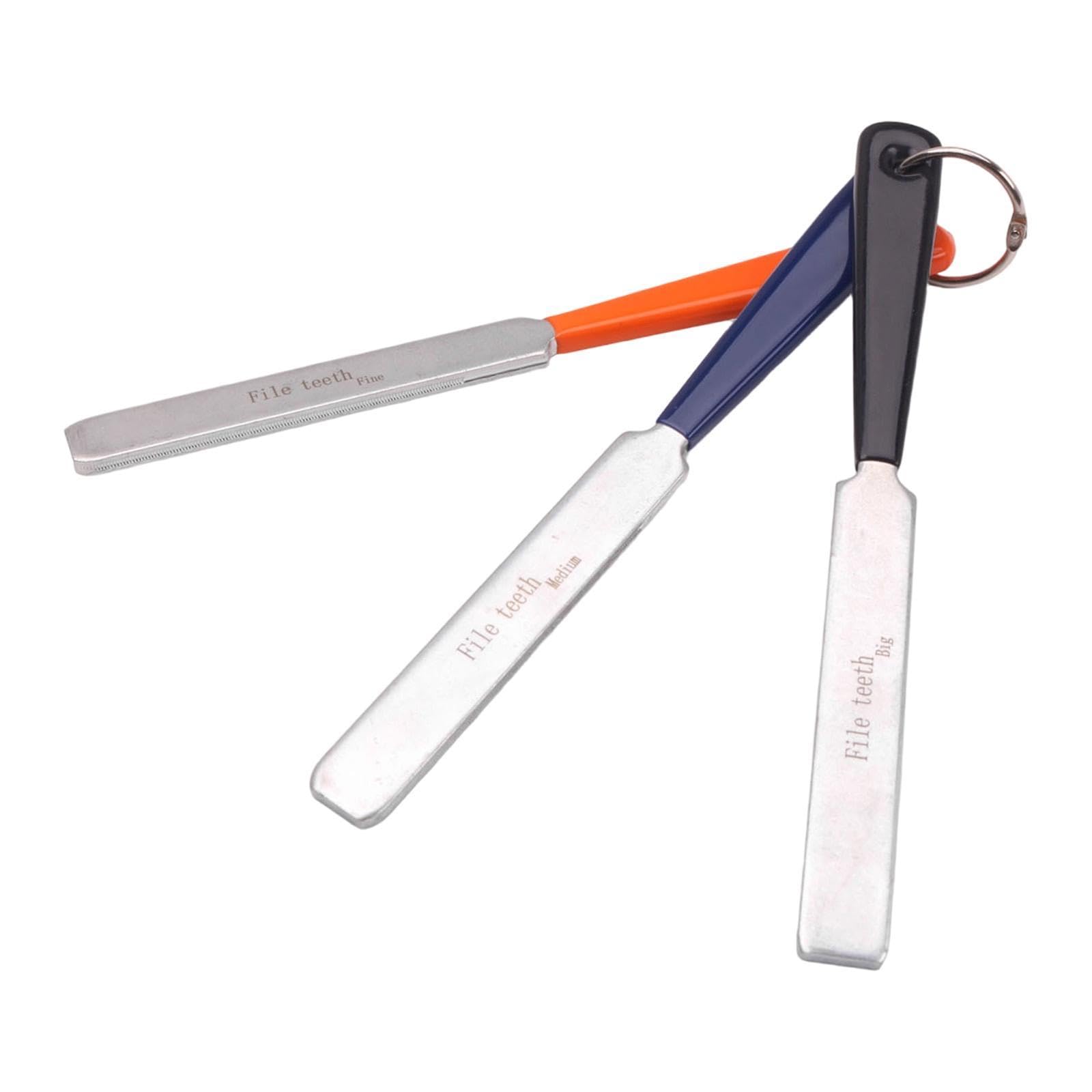 Set di 3 lime per capotasti per chitarra elettrica, strumento per tasti per chitarra, accessori per strumenti musicali, lime per scanalature dei