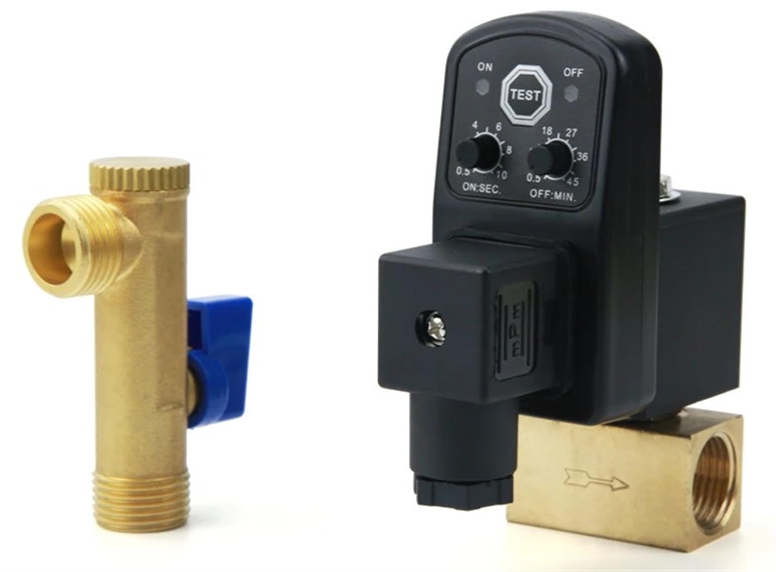 Vanne de vidange électronique pour purger automatiquement l'eau des réservoirs de gaz
