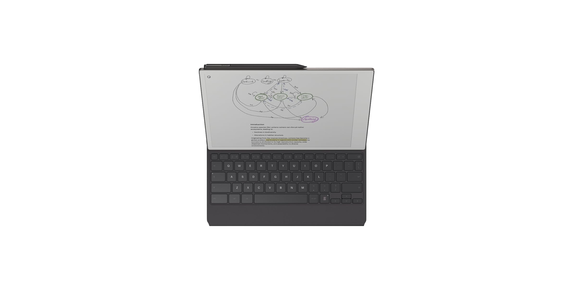 reMarkable Pro Type Folio (キーボード) Amazon.com: reMarkable Paper Pro - Mosaic Weave Type Folio
