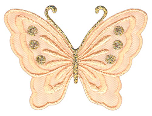 Bestellmich / Aufnäher Parche para Planchar con diseño de Mariposa, tamaño 5,2 x 3,7 cm