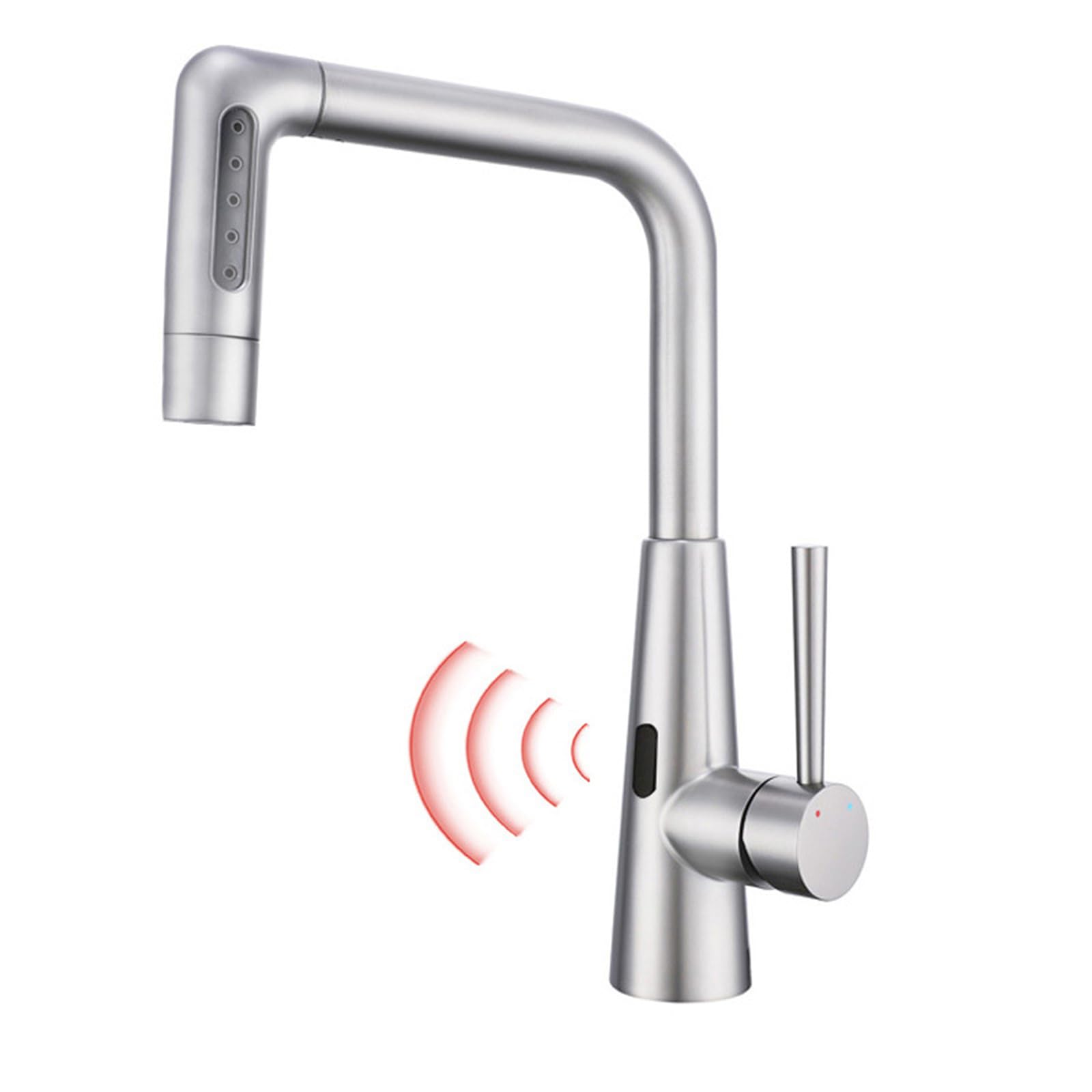 XJTNLB Robinet Capteur Infrarouge Cascade Mitigeur Cuisine avec Douchette