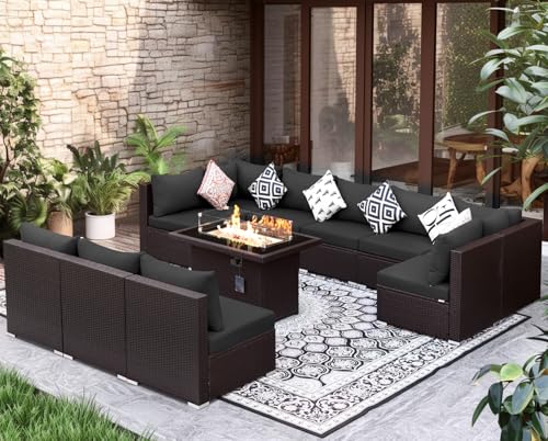 NICESOUL 11-Piece with Fire Pit