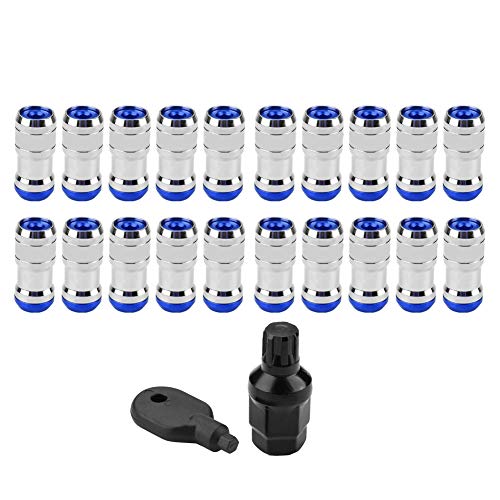Image of red Lug Nuts - Blue Lug Nuts- M12 X P1.5 20 pcs Lock Nuts, Car Racing Lug Wheel Nuts Screw with Nut Wrench&Hex Wrench Fit for Honda's Aftermarket Wheels(Blue)