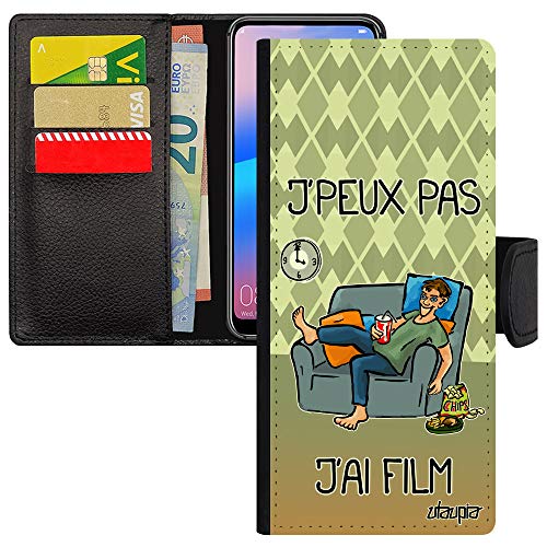 Coque Note 20 simili cuir résolvant le manque de place avec son porte-cartes