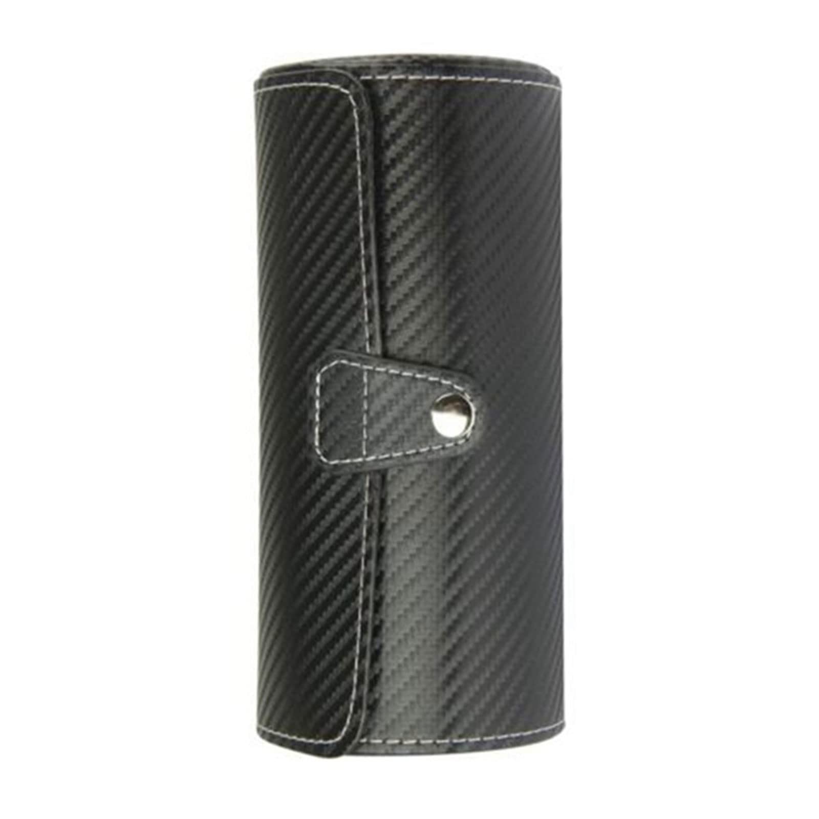 DieffematicSBH Caja Relojes Jewelery Roll Jewelery Bag, Made of Flannel & Watch Display Gift Box Case Roll 3 Slot Wristwatch Necklace Bracelet