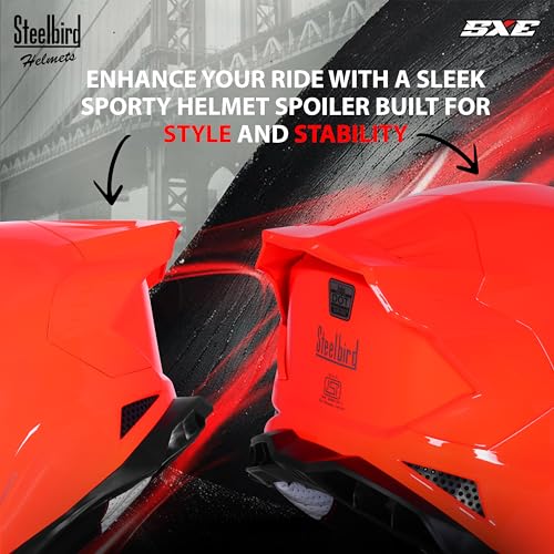 Image of Steelbird SBH 61 SXE Pinlock ISI and Dot Certified Full Face Helmet for Men and with Inner Silver Sunshield