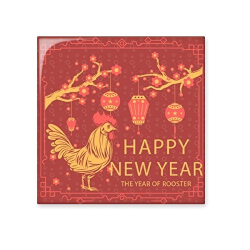 Carreau céramique lapin faïence murale blanche motif zodiaque chinois DIYthinker