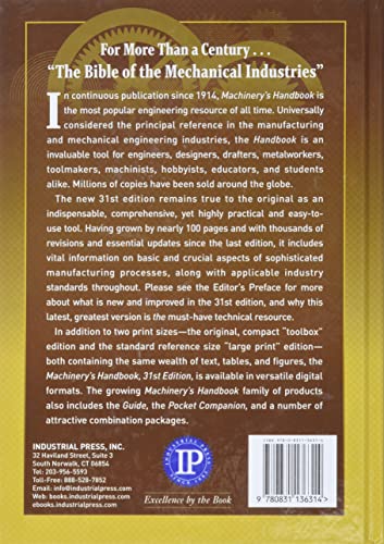 Machinery's Handbook: Large Print