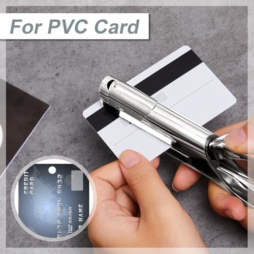Image of Chumia 1 Pcs Heavy Duty Hole Punch 2 inch Long Reach 1 /8 Inch Paper Single One Hole Puncher Deep Throat Reduced Effort Hand Held Alloy Punch for ID PVC Cards 5 Inch Tall 25 Sheet Capacity