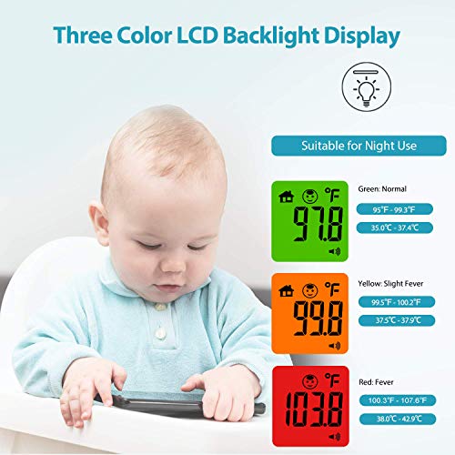image for MSTJRY Forehead Thermometer for Adults, No Contact Infrared Thermomete