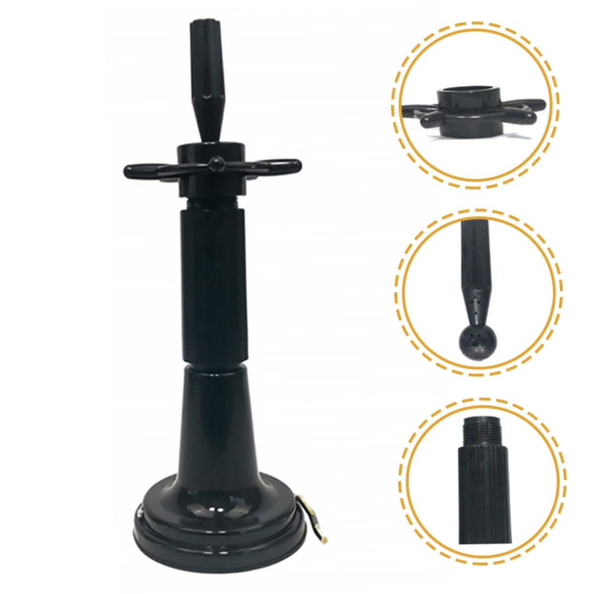 PRETYZOOM Cosmetology Mannequin Head Stand mit Stabilem Saugnapf Langlebiger Frisierkopf halter für Perücken Leicht Tragbar und Platzsparend für Schminkköpfe und Friseurbedarf