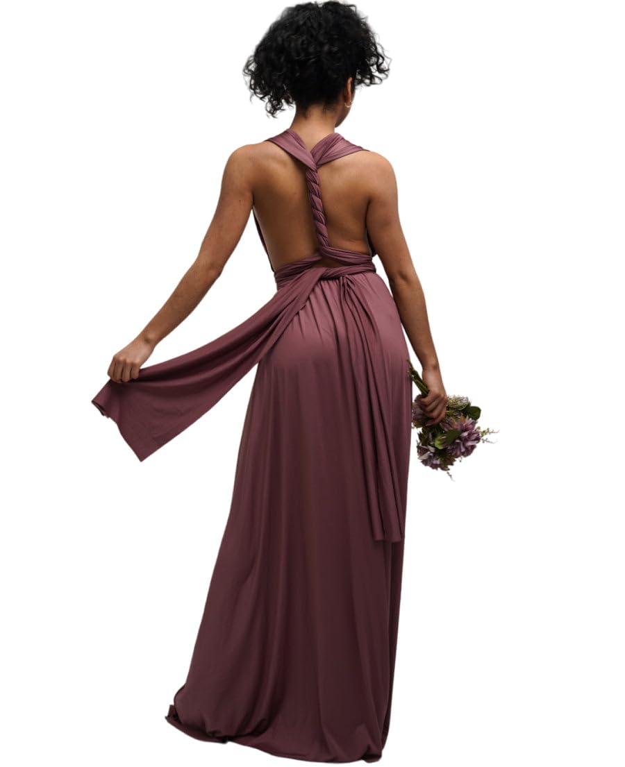 Damen Wickelkleid in Verschiedenen Richtungen Formales Kleid