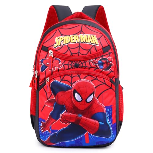 Image of Unisex Spidermanbackpack School Daypack Trendy Durable Bag for Study & Travel