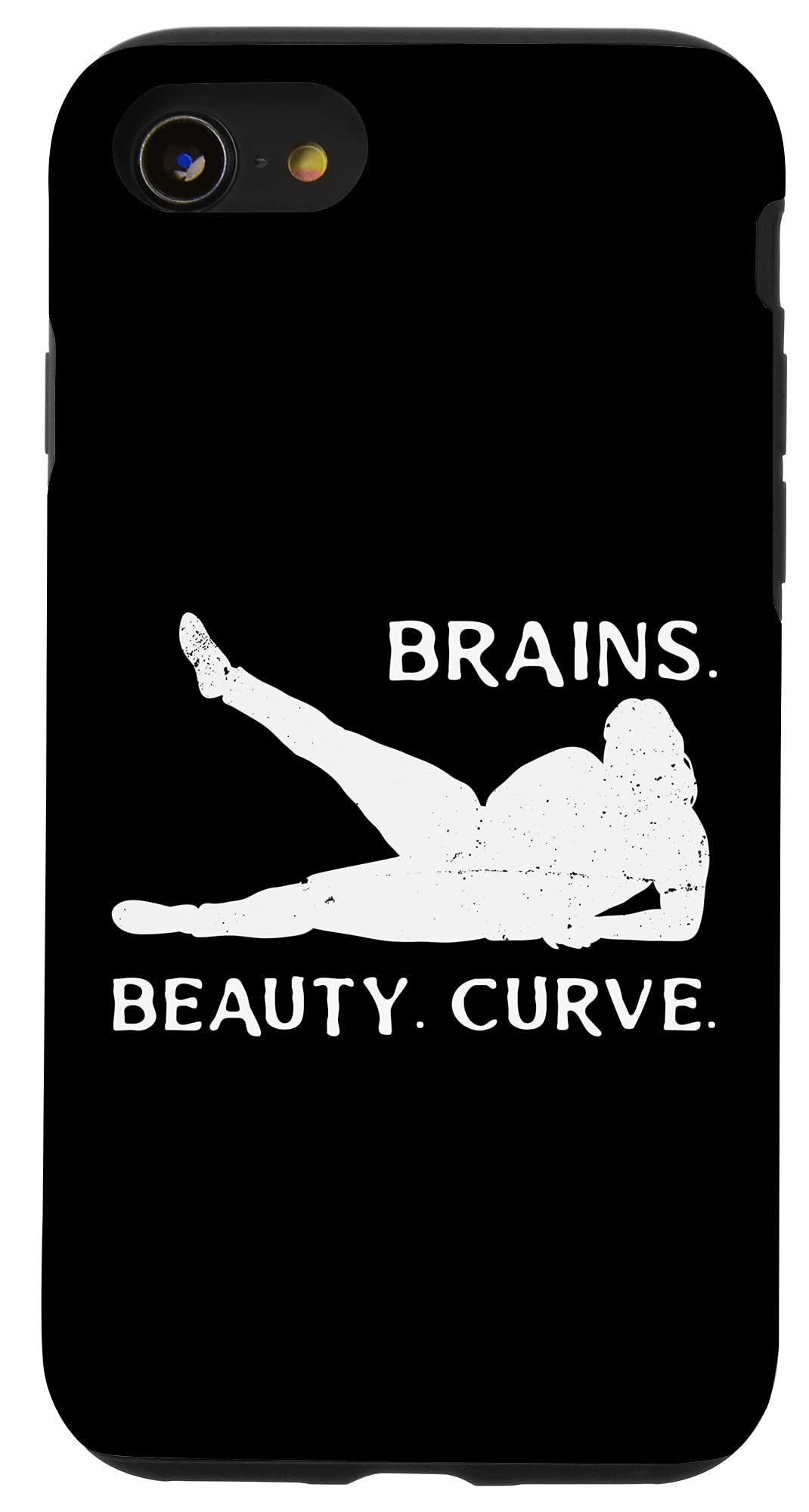 iPhone SE (2020) / 7 / 8 Curvalicious Brains beauty curve Curvy lady curves faboulous Case