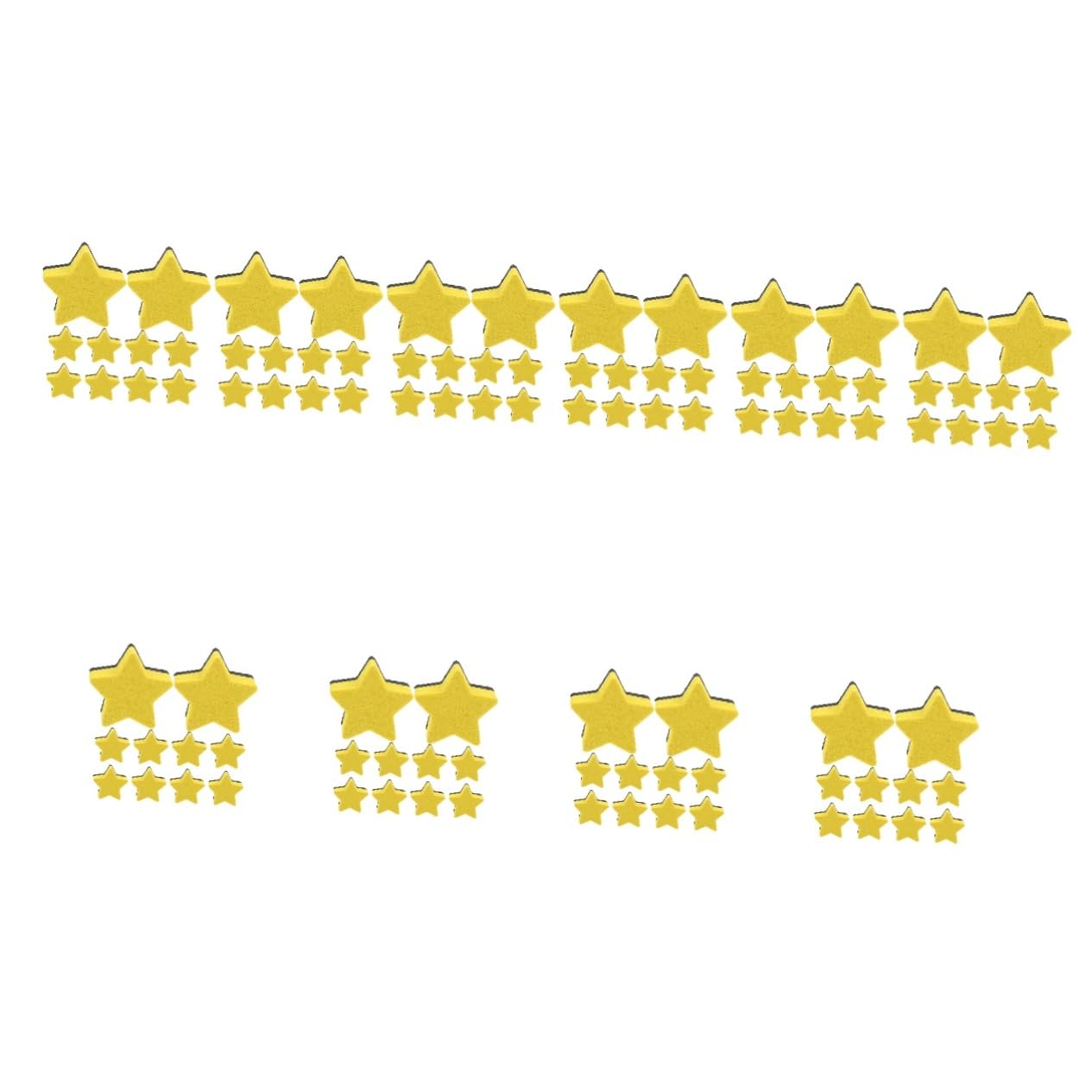 SHINEOFI 10 Sätze Pentagramm-radiergummi Radiergummi Für Klassenzimmertafeln Tafelschwamm Student Whiteboard Erasers Classroom Erasers for Whiteboard Tragbarer Trockenlöscher 10 Stück * 10