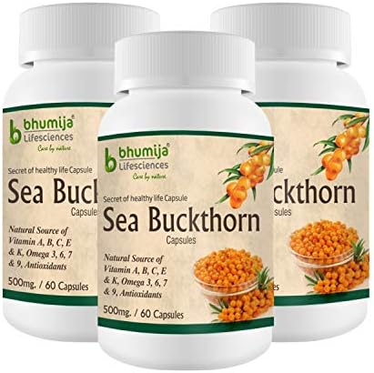 Bhumija Lifesciences Sea Buckthorn Capsule 60's Pack of 3
