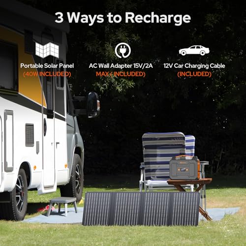 Portable Power Station 300W Solar Ready