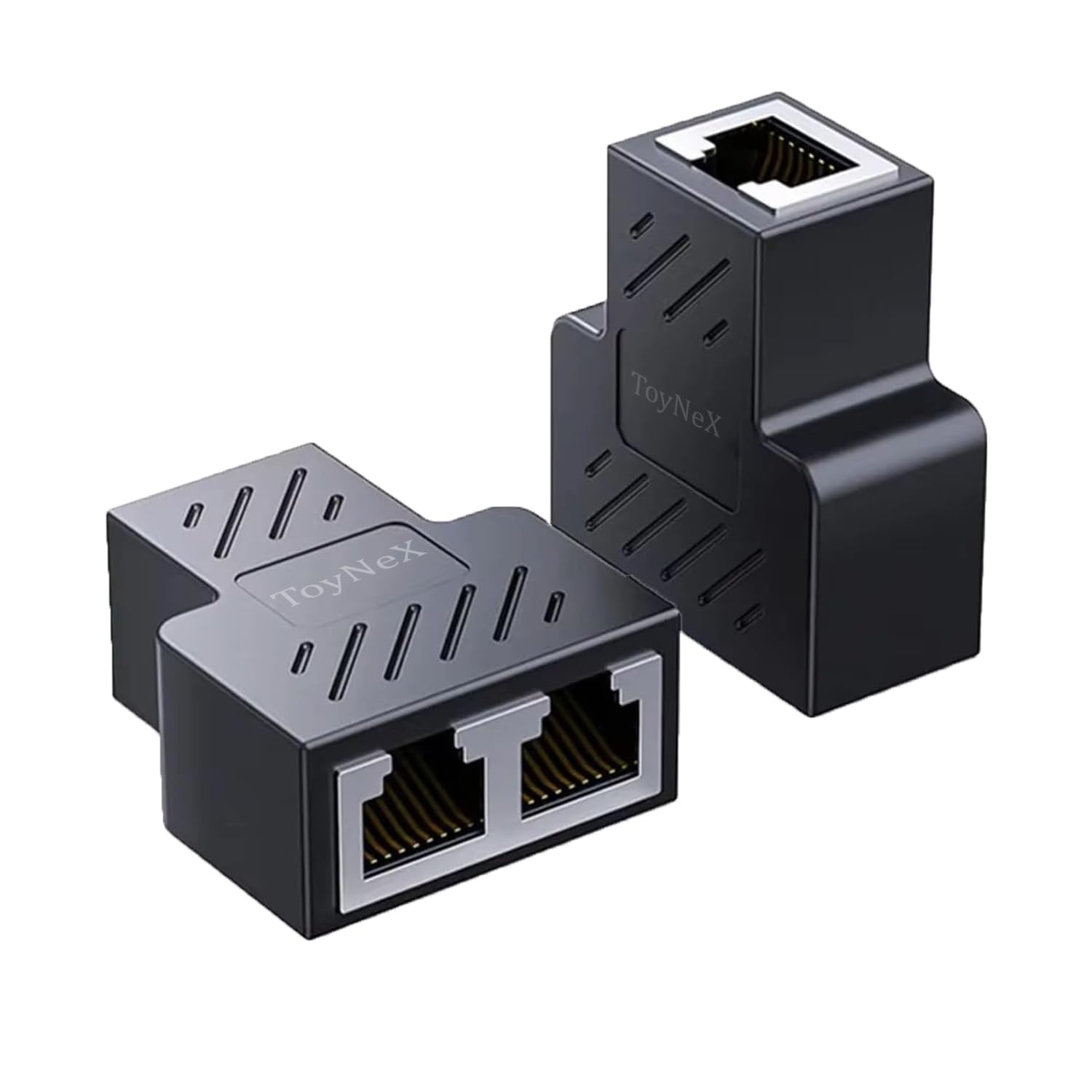 RJ45 Splitter Connector Female to Female Network Adapter, 1 to 2 Dual Socket RJ45 LAN Coupler, Compatible with CAT5/CAT5e/CAT6 Cables, Internet Port Sharing & Cable Extension Adapter.-image-9