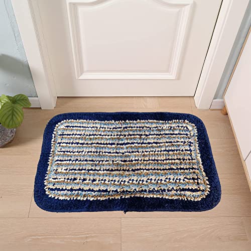 Image of Door Mats for Home | Door Mats for Home Entrance | Door Mat for Bathroom| Soft & Super Absorbent Mats for Shower | Washable, Non-Slip & Quick-Drying Mats (Pack of 2) (Multi Color)