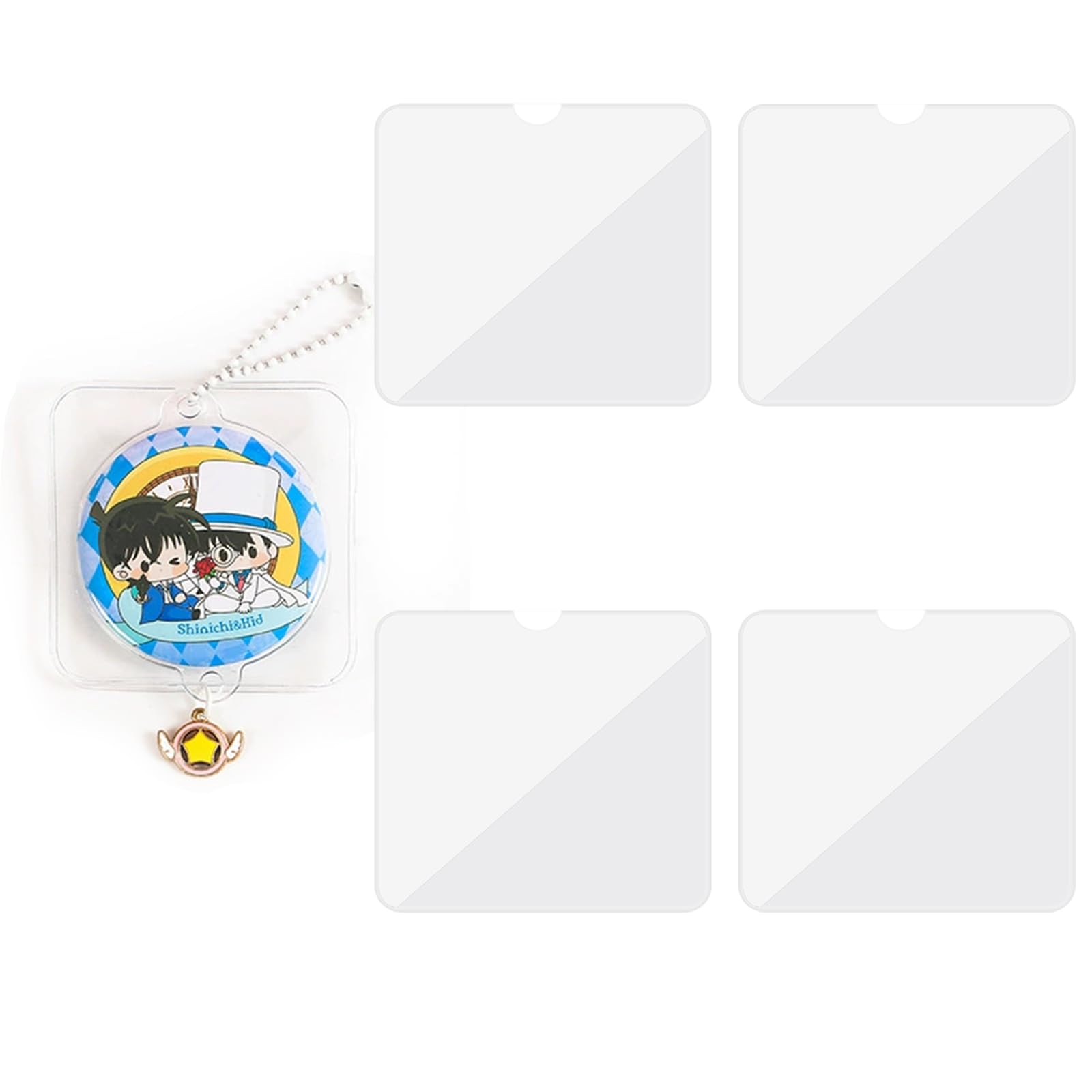 Amazon.co.jp: VitalBloom アクリルキーホルダーカバー 7.5x7.5 保護