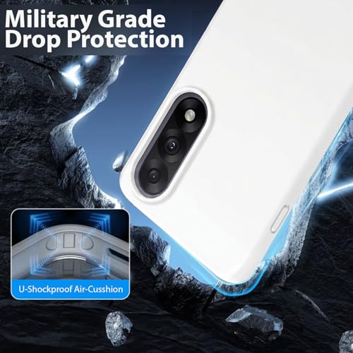 Image of LIRAMARK Liquid Silicone Soft Back Cover Case for OnePlus Nord 5 5G| Soft Micro-Fibre Lining Inside | Camera Protection Bump (White)