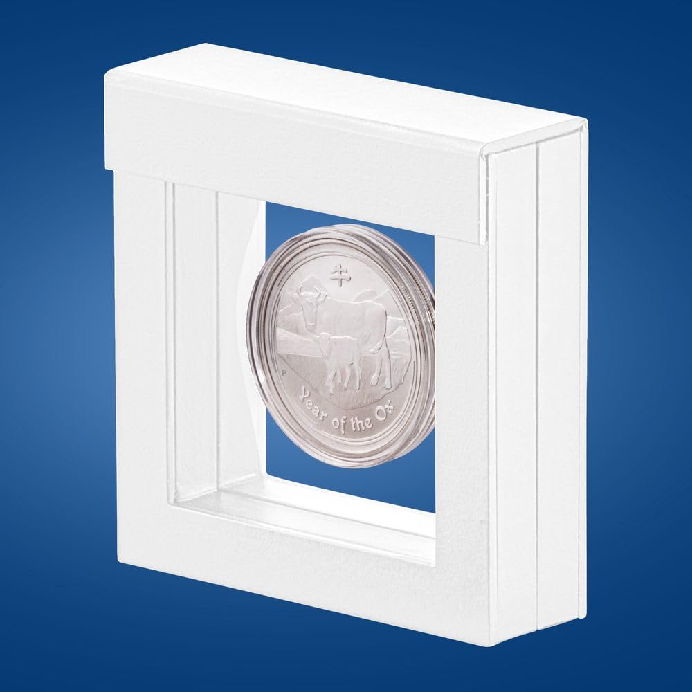 Prophila Collection Leuchtturm Münzbox für 2 Euro Münzen MBCAPS26