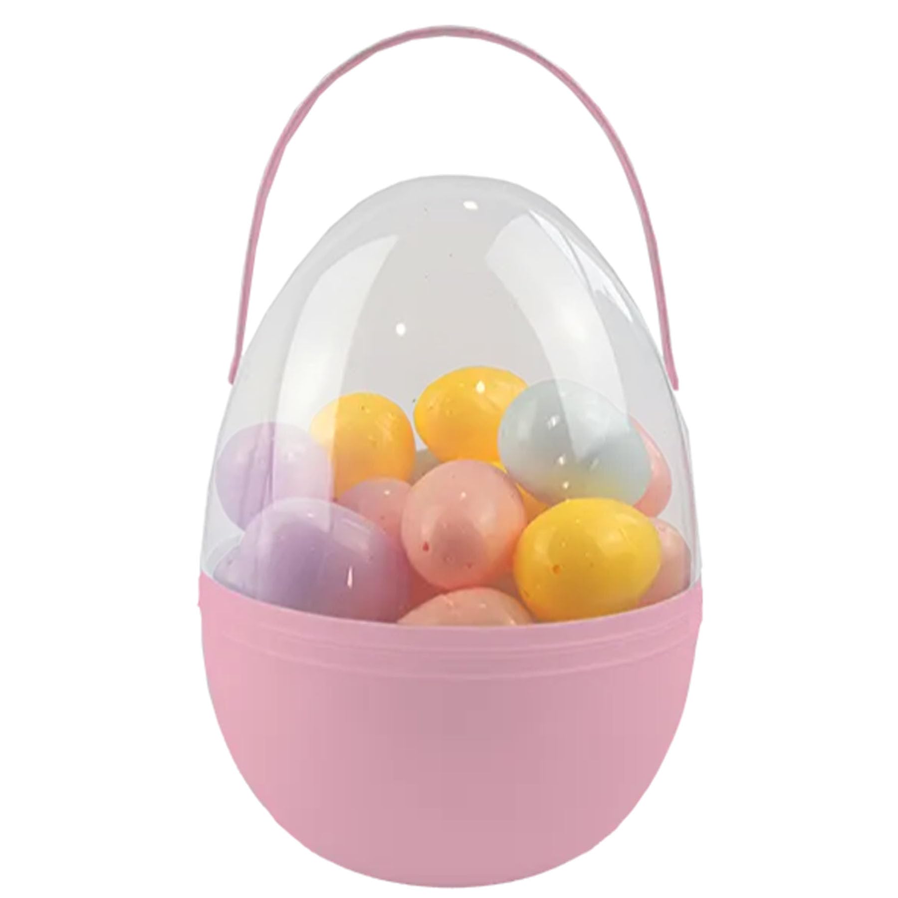 Widdle Gifts Pink 30 Fillable Easter Eggs In Giant 26Cm Egg Holder Including 10Cm Golden Egg (Pink)