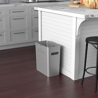 Vista 4 de iTouchless SlimGiant - Organizador de archivos, 4.2 galones con asas