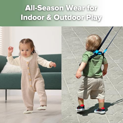 haakaa Toddler Non Slip Socks,Cute Baby Socks with Anti-Slip Soles for 1-3 Years Infants Toddlers Kids Boys Girls-5 Pairs 6