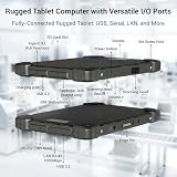HEIGAOLAPC Rugged tablet, N100 Win11 Pro 8 GB RAM 128 GB eMMC, tablet o przekątnej 10,1" z baterią 16000 mAh / 4G LTE GPS/WiFi / BT5.0/1920 * 1200 IPS dla pracowników terenowych