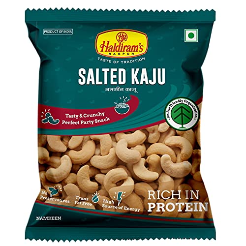 Image of Haldiram's Nagpur Salted Kaju 35g (Pack of 5) with Rakhi