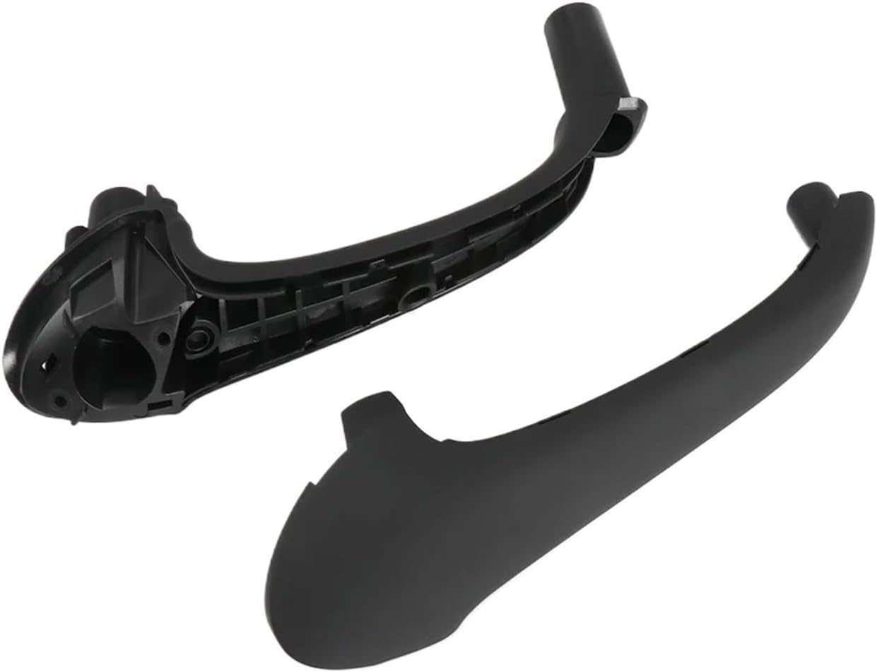 Grab Handles Door Pull Handle Assembly Replacement Fit for Benz C Class W203 C230 C240 C280 C320 C350 2000-2007 Universal(Rear Left Black)