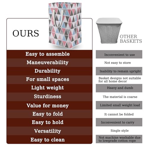 Image of 75L Waterproof Laundry Hamper Collapsible Laundry Basket Cotton Handle Laundry Bag Large Clothes Storage Toy Organization for Bathroom Bedroom Laundryroom College Dorms